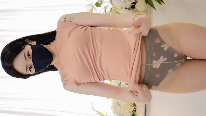 [ 4K 세로룩북 ] 여대생 뽀얀 피부 남심저격 햇쏠 핑크 원피스 룩북│onepiece LOOKBOOK ルックブック 룩북모델 햇쏠
